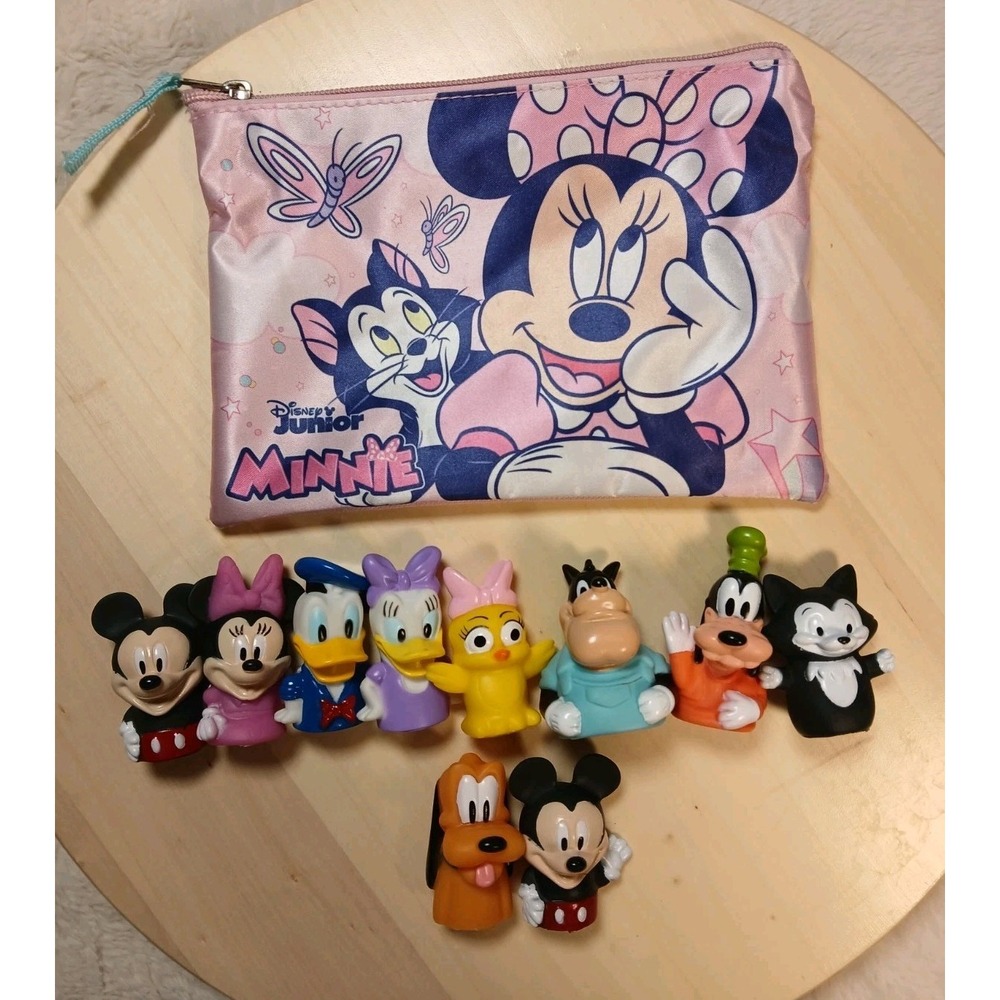 Lot Of‎ 10 Disney Mickey Mouse & Friends Finger Puppet Mickey Donald Cuckoo Pete